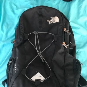 woman’s jester northface backpack! Rose gold/black
